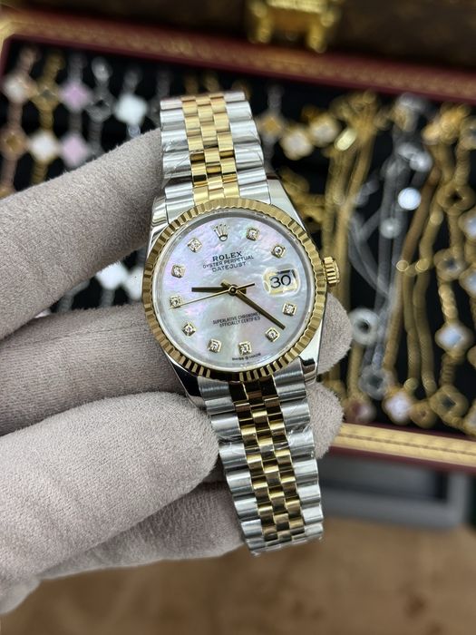 Rolex Date-Just 36mm Peral Dial