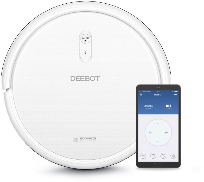 Прахосмукачка робот EcoVacs DEEBOT N79T, Бяла