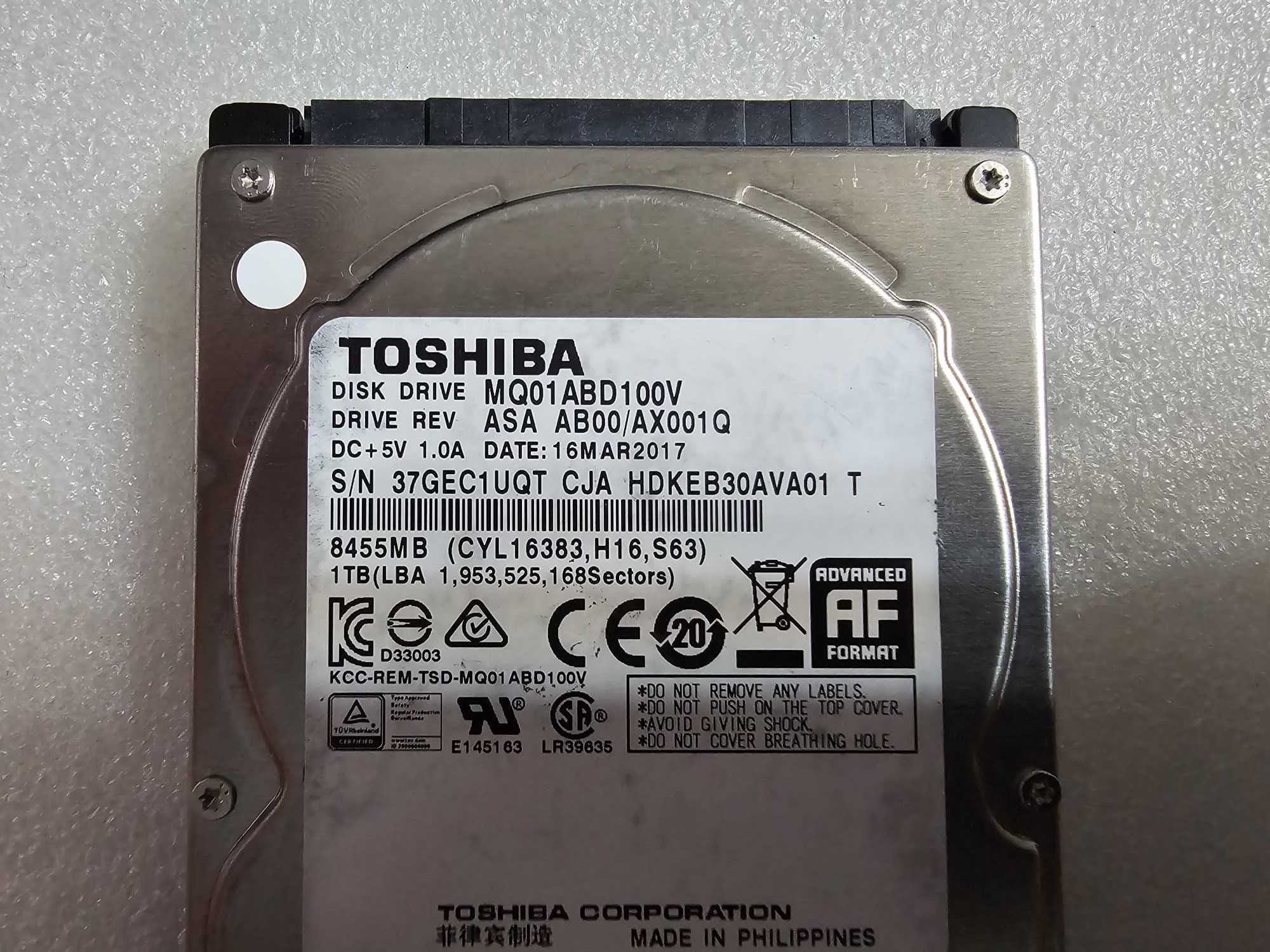 Hard disk laptop Toshiba 1TB 5400RPM, 8MB, SATA, 2.5, MQ01ABD100V