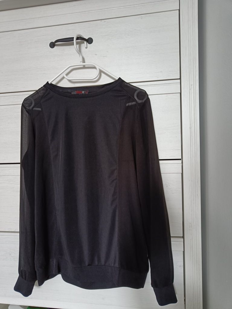 Bluza neagra transparenta, 38 S