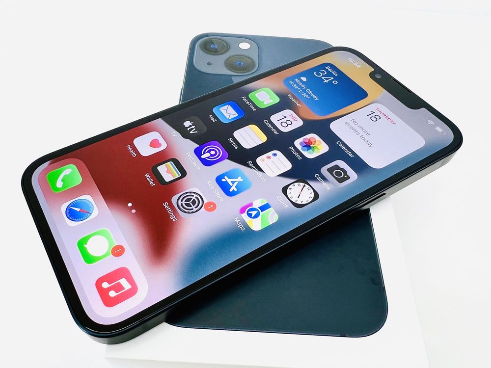 Apple iPhone 13 128GB MIdnight 100% Батеря! Гаранция!