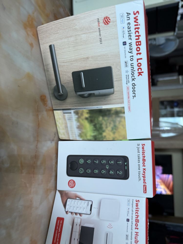 SwitchBot Електронна смарт брава, клавиатура с пъстов отпечатък!