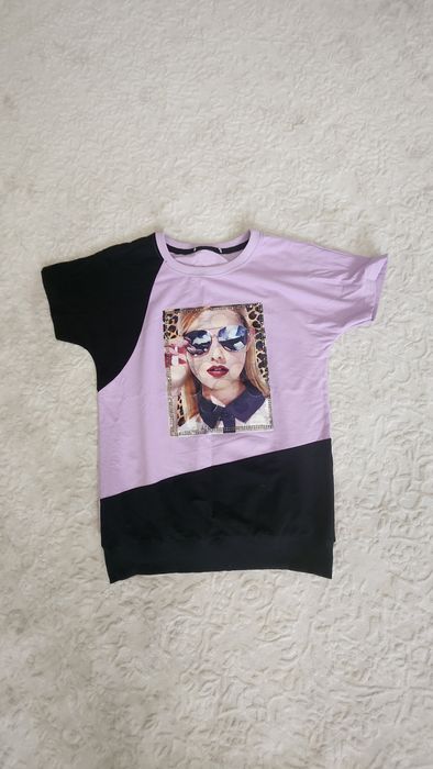 футболка с принтом