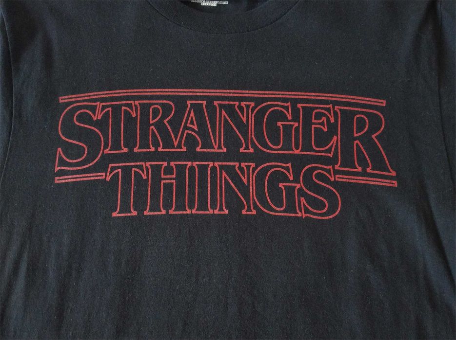 Мъжка Чена Тениска Stranger Things Размер S Netflix TV Series