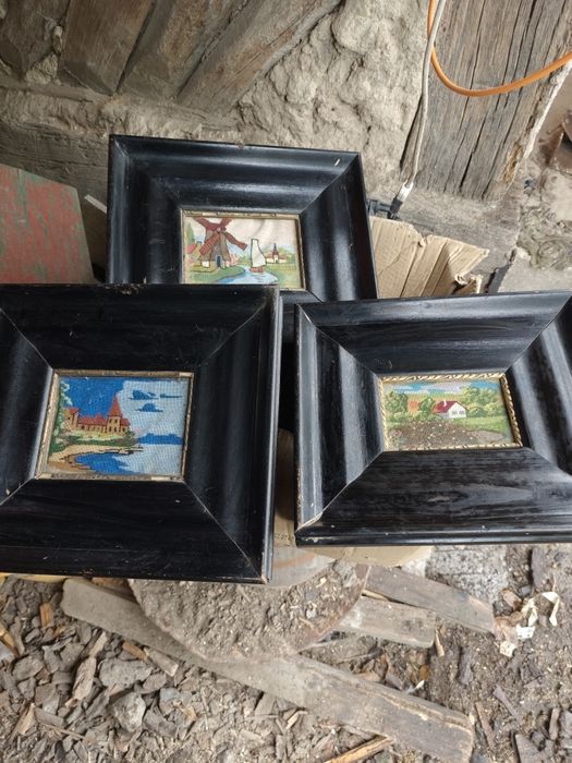 Tablouri cusute in goblen