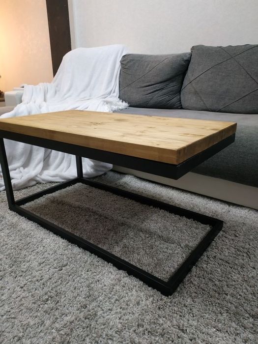 Журнальный стол лофт с ЛДСП столешницей В наличии и под заказ 2500т/м