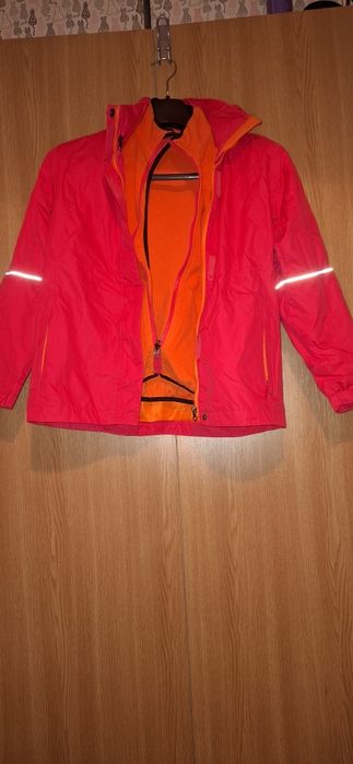 Geaca copii impermeabila cu fleece 146-152