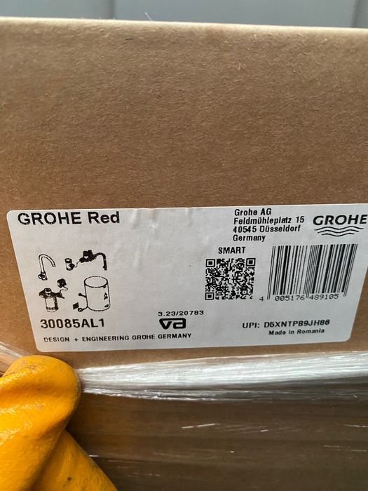 Vand baterie bucatarie Grohe Red Mono cu filtru si boiler