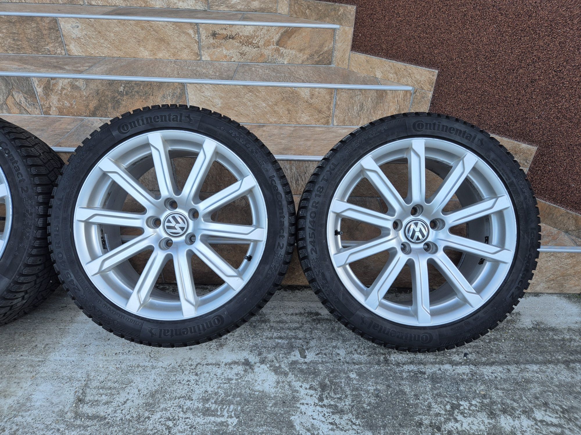 Jante R18 5x112 Vw /Audi cu anvelope iarna m+s 245/40R18