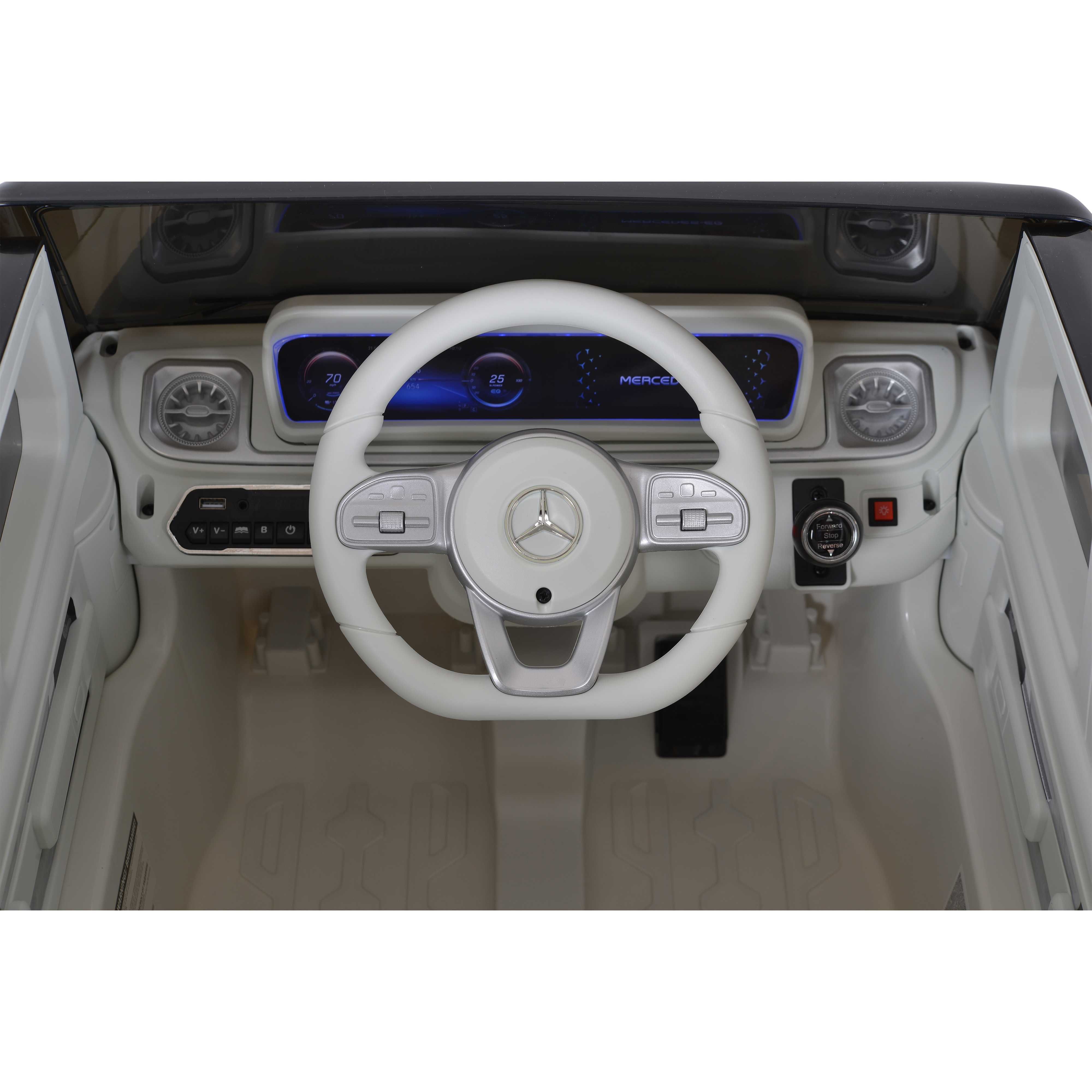 Лицензирана Акумулаторен Джип MERCEDES-BENZ EQG, 12V9Ah, EVA гуми