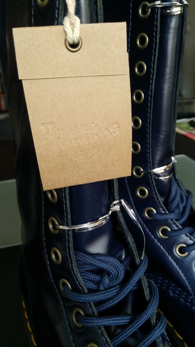 Dr Martens Док Мартенс много високи кожени кубинки с цип, номер 41