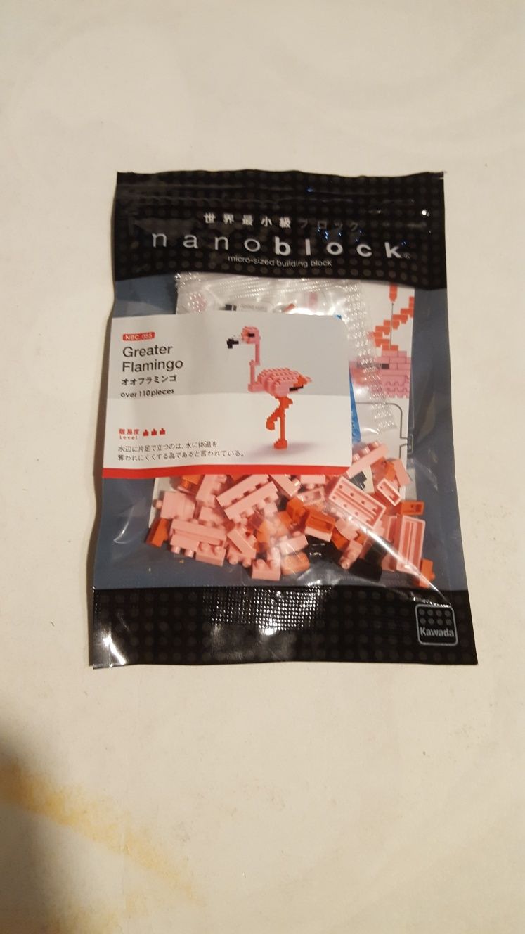 Kawada Nanoblock Greater Flamingo lego