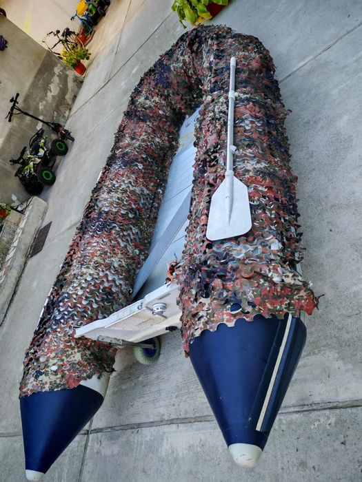 Vând barca gonflabila 3.60 cu chilă și podina din aluminiu