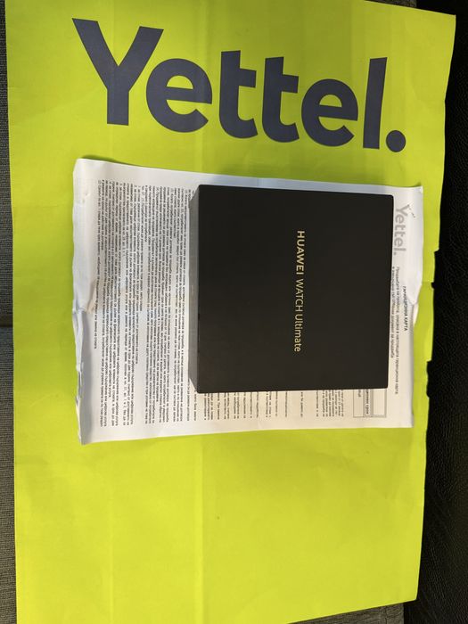 КАТО НОВ 49mm Huawei Watch Ultimate Гаранция Yettel 2027 г. Blue