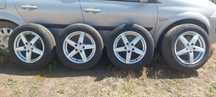 Jante aliaj Volkswagen,Audi,Skoda 205/60/16 cauciucuri Nokian DOT 23