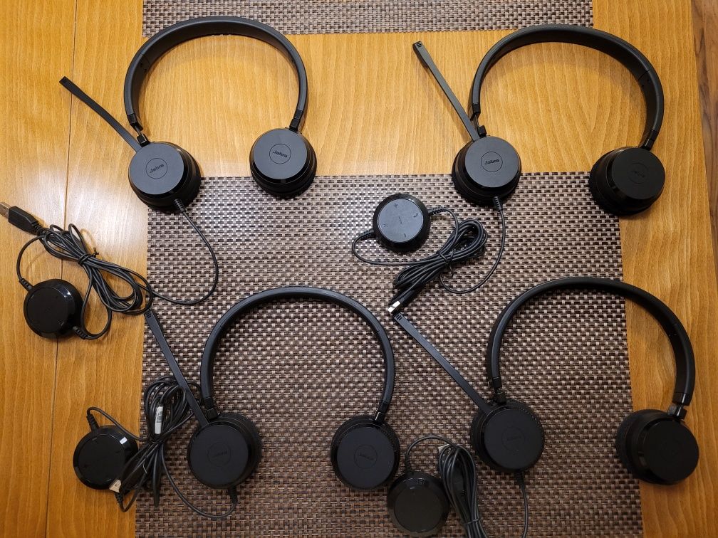 Слушалки с микрофон за компютър Jabra, Logitech