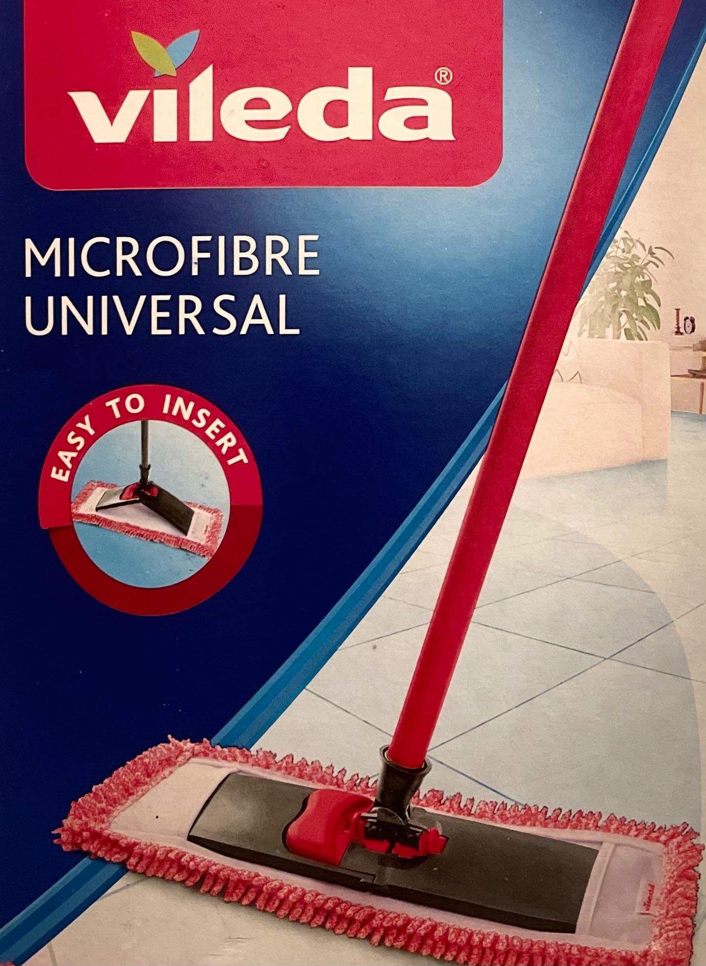 Mop Vileda cu microfibra, include bățul