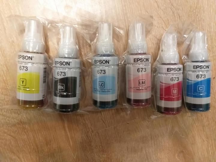 Оригинальные краски (чернила) от Epson 800 и 805
