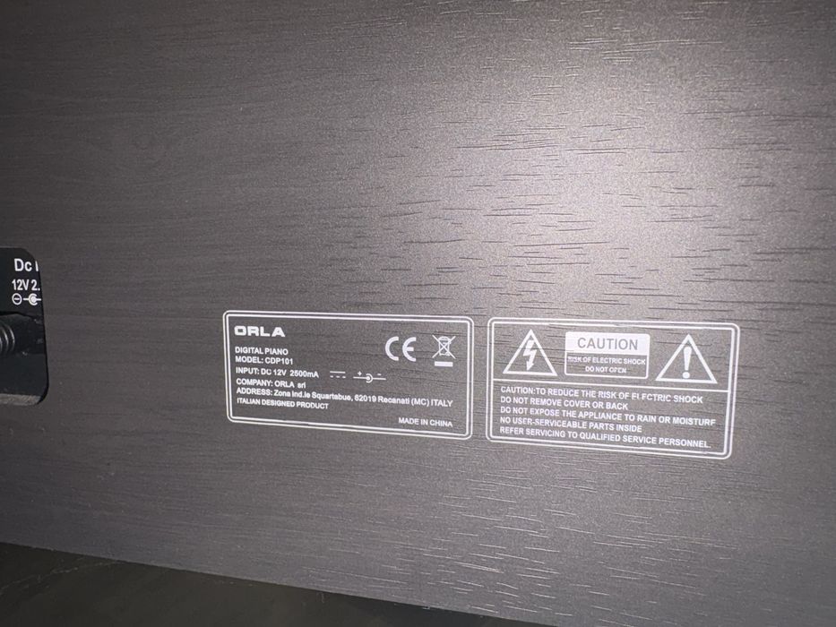 Дигитално пиано със стойка и педали ORLA CDP101