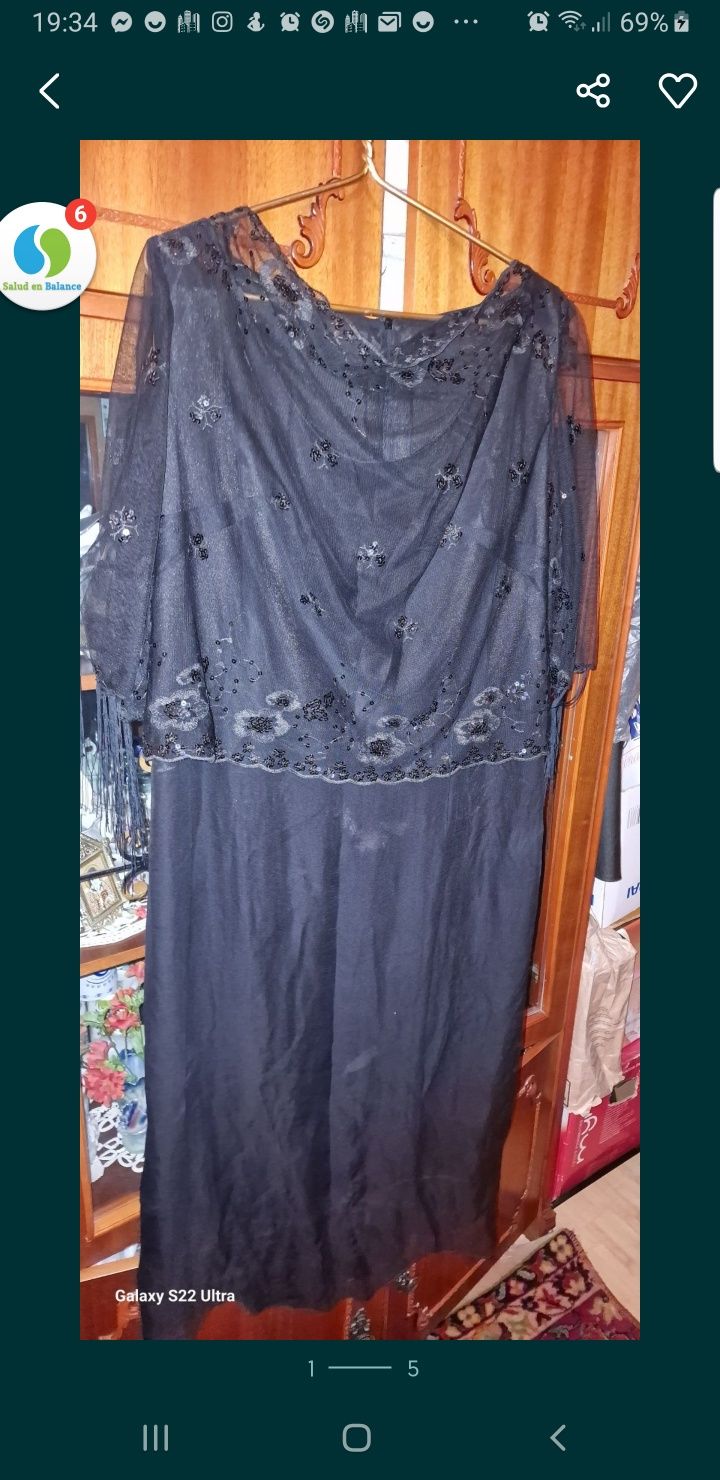 Rochie de seara din voal de matase naturala