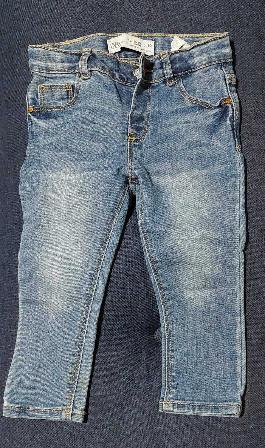 Jeans / pantaloni Zara pentru fetite. Marimea 80.