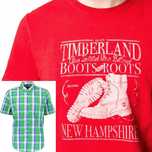 НОВИ! Timberland тениска и мъжка риза с къс ръкав, р-р S