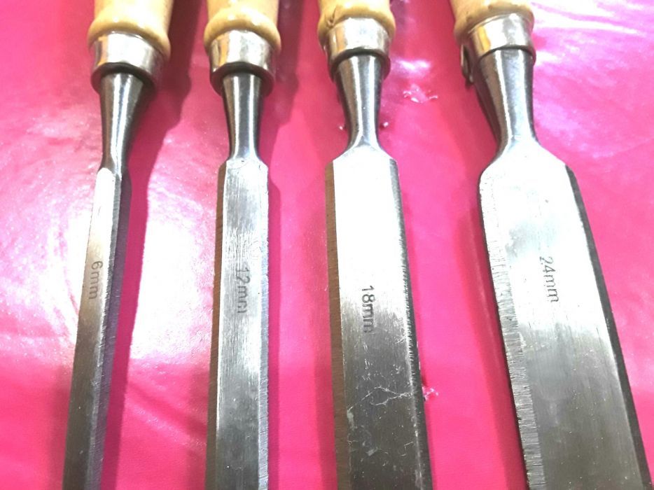 SET 4 DALTI pentru LEMN cu latimea 6, 12, 18 si 24 mm - NOU - 50 Lei