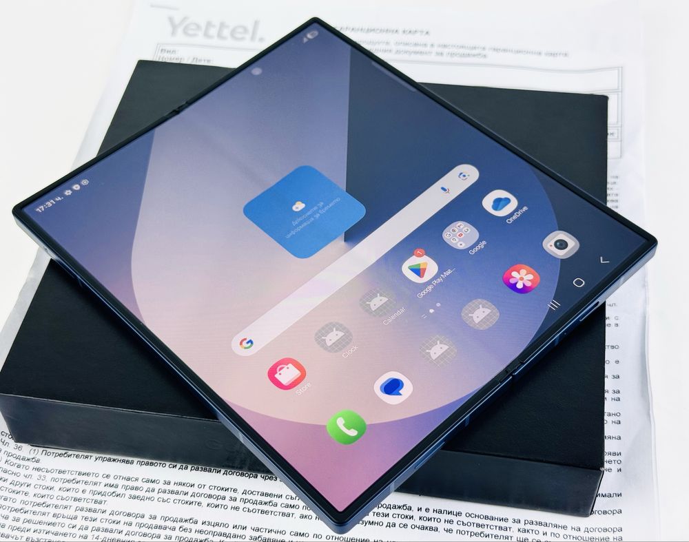 Samsung Galaxy Z Fold 6 5G 256GB 12RAM Navy Перфектен! 3г. Гаранция!