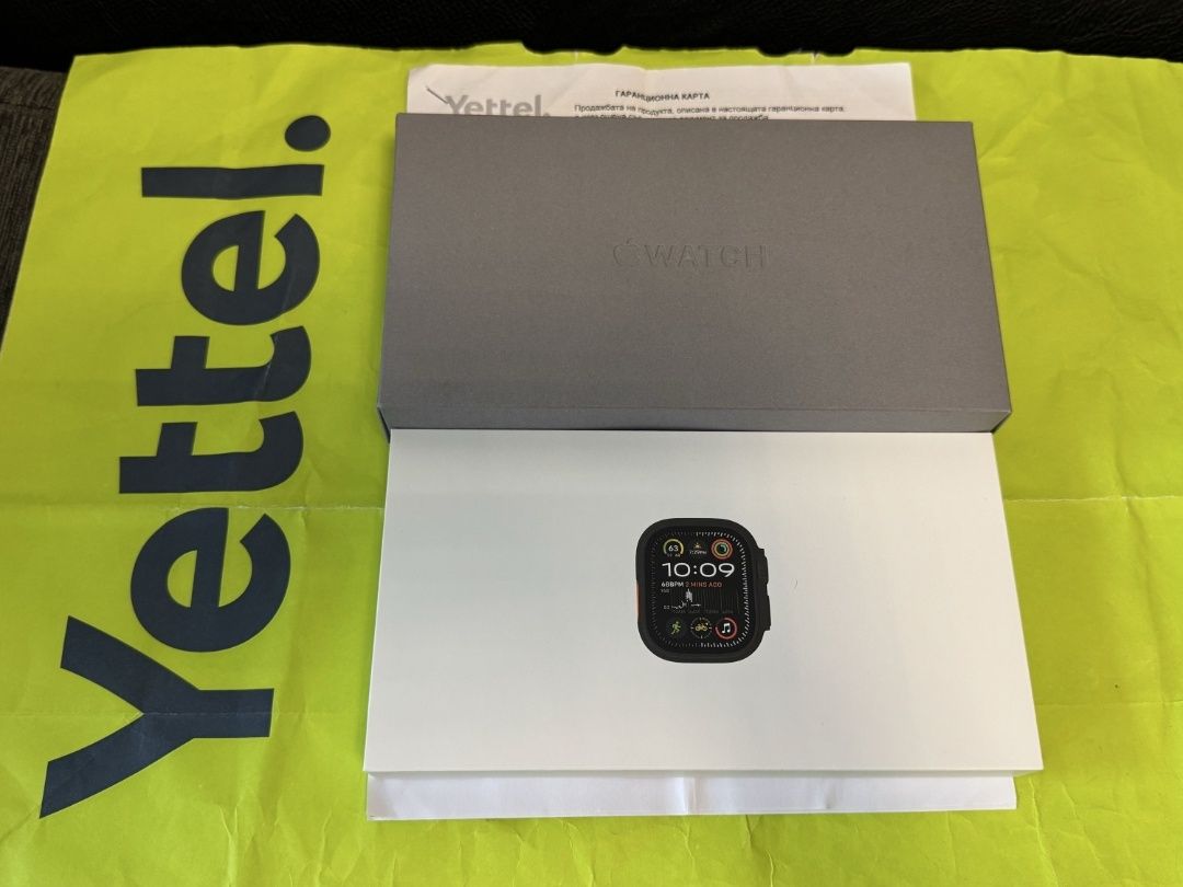 49mm Apple watch Ultra 2 CEL Гаранция Yettel 2027г.