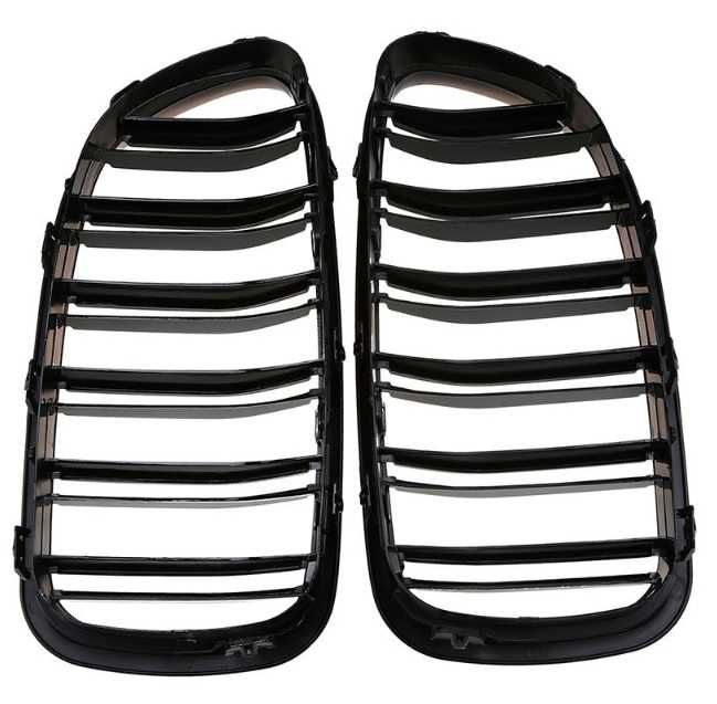 Бъбреци Решетки За БМВ / BMW F10 F11 Черен Гланц Лак М5 Тип След 2010