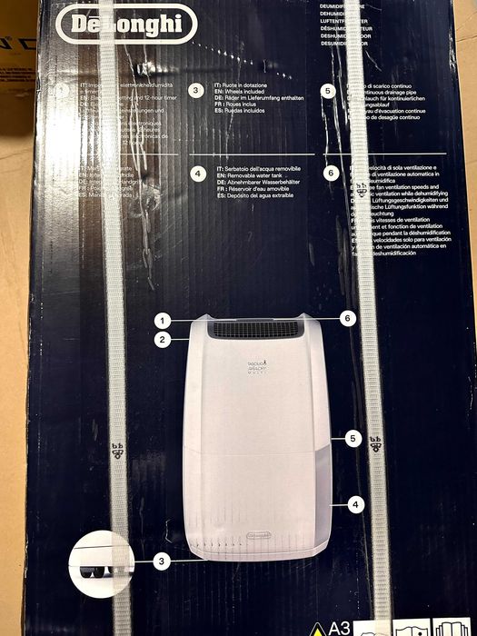 Dezumidificator Delonghi Tasciugo Ariadry Multi DDSX225 Nou Sigilat