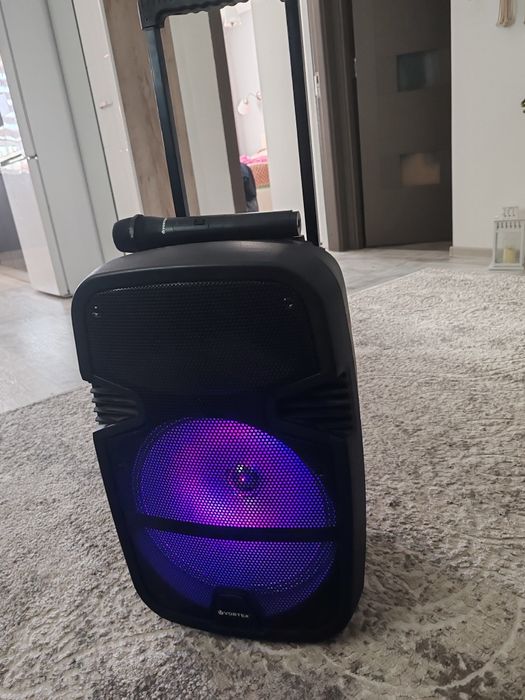 Boxa activa portabila cu microfon