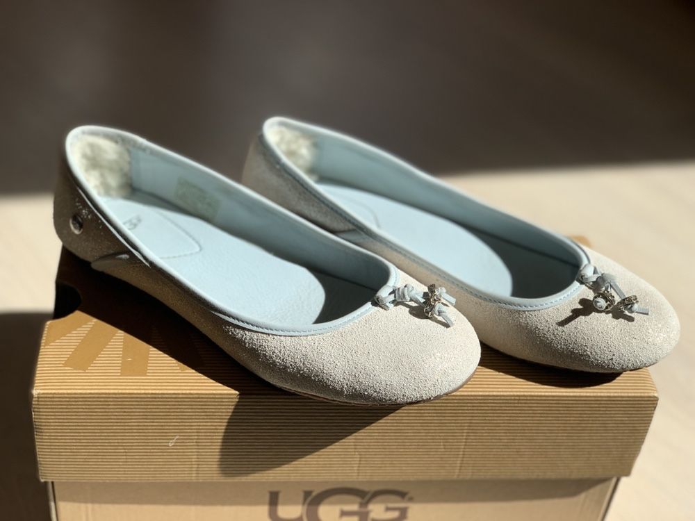 UGG balerini pearl effect