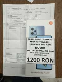 Amanet NO Limit: Redmi Note 12 Pro 5G Nou Garantie și Bon.