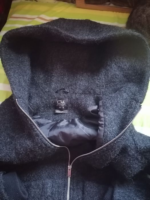 Palton lână negru 36/S