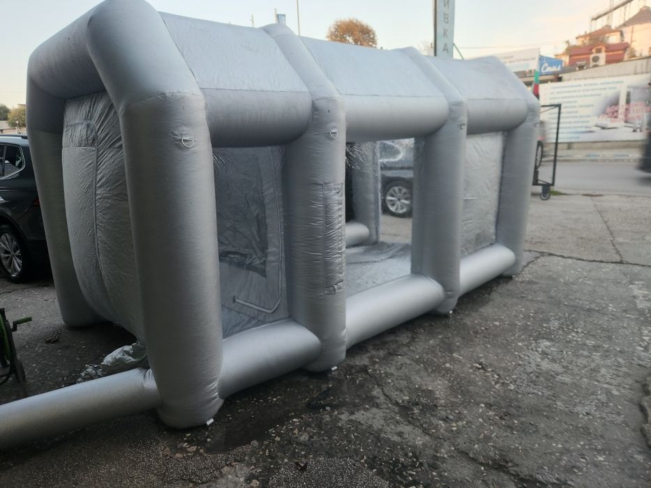 Преносима надуваема бояджийска кабина