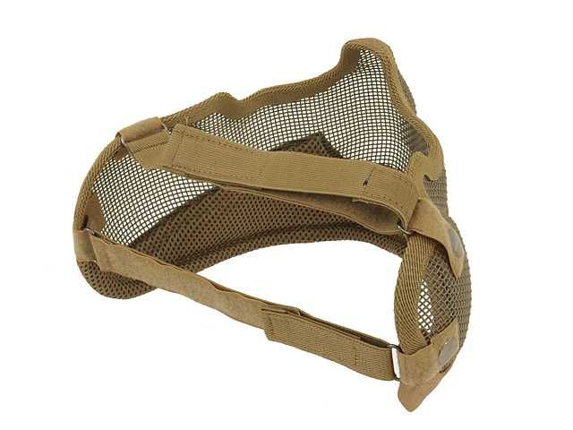 Masca Protectie Airsoft Mare Din Otel CS Tip V.2 Noua Culoare TAN
