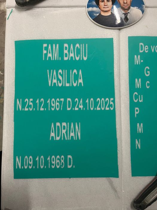 Inscriptii marmura/granit