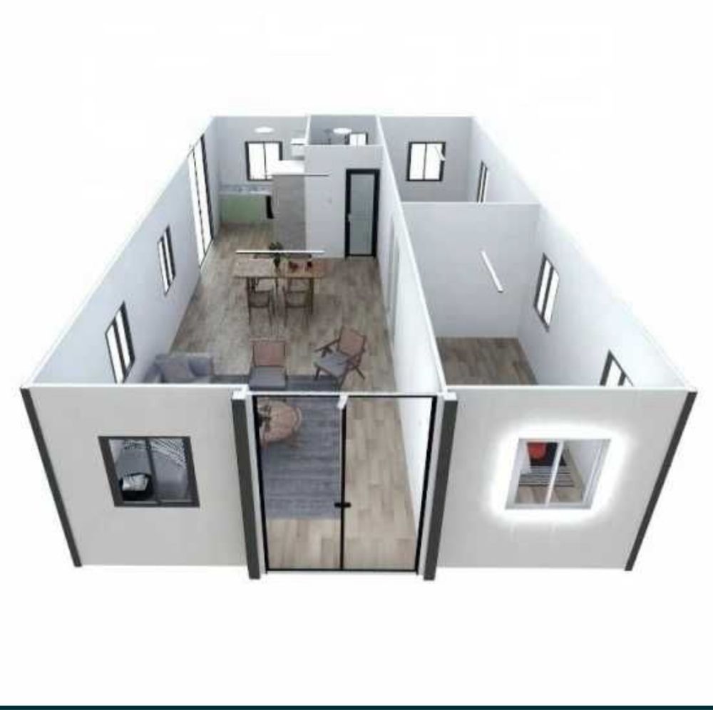 Case pe structură metalice