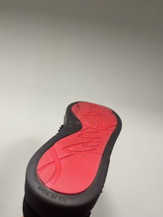 Christian Louboutin High Black Silver Accents