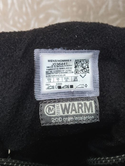 Нови мъжки зимни обувки MERRELL
