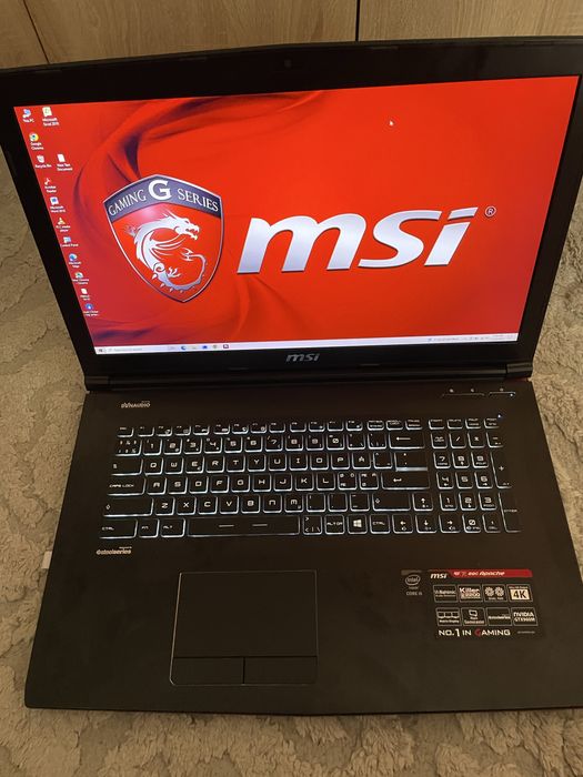 Laptop gaming msi ge72