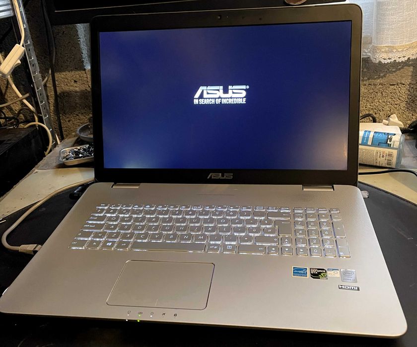 Laptop Asus N751J – i7-4750HQ, 16GB RAM, GTX 950M, SSD 128GB + HDD 1TB