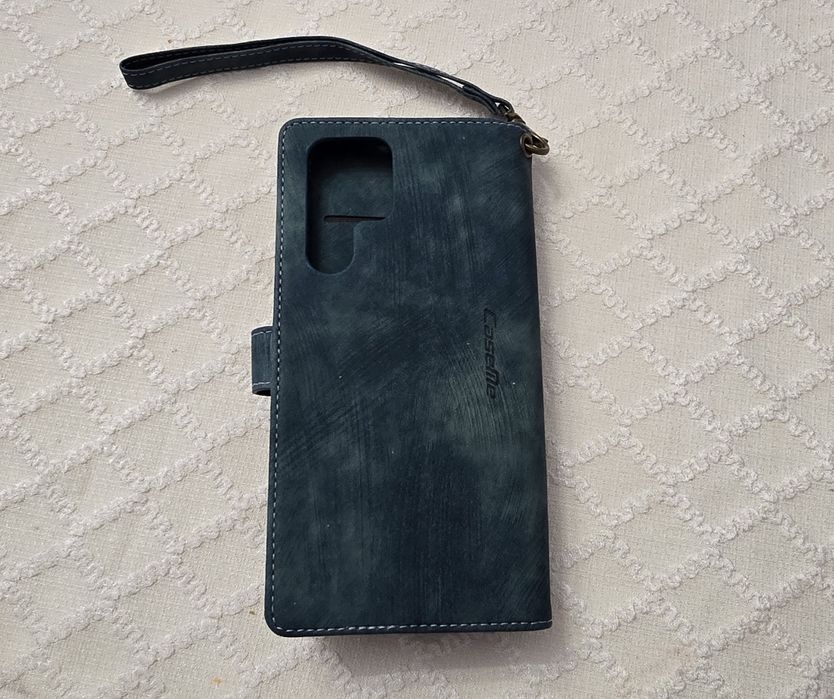 Husă albastră premium de telefon mobil pentru Samsung Galaxy S22 Ultra