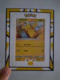 Pokemon Card Pikachu + Suport McDonald's 25 years anniversary