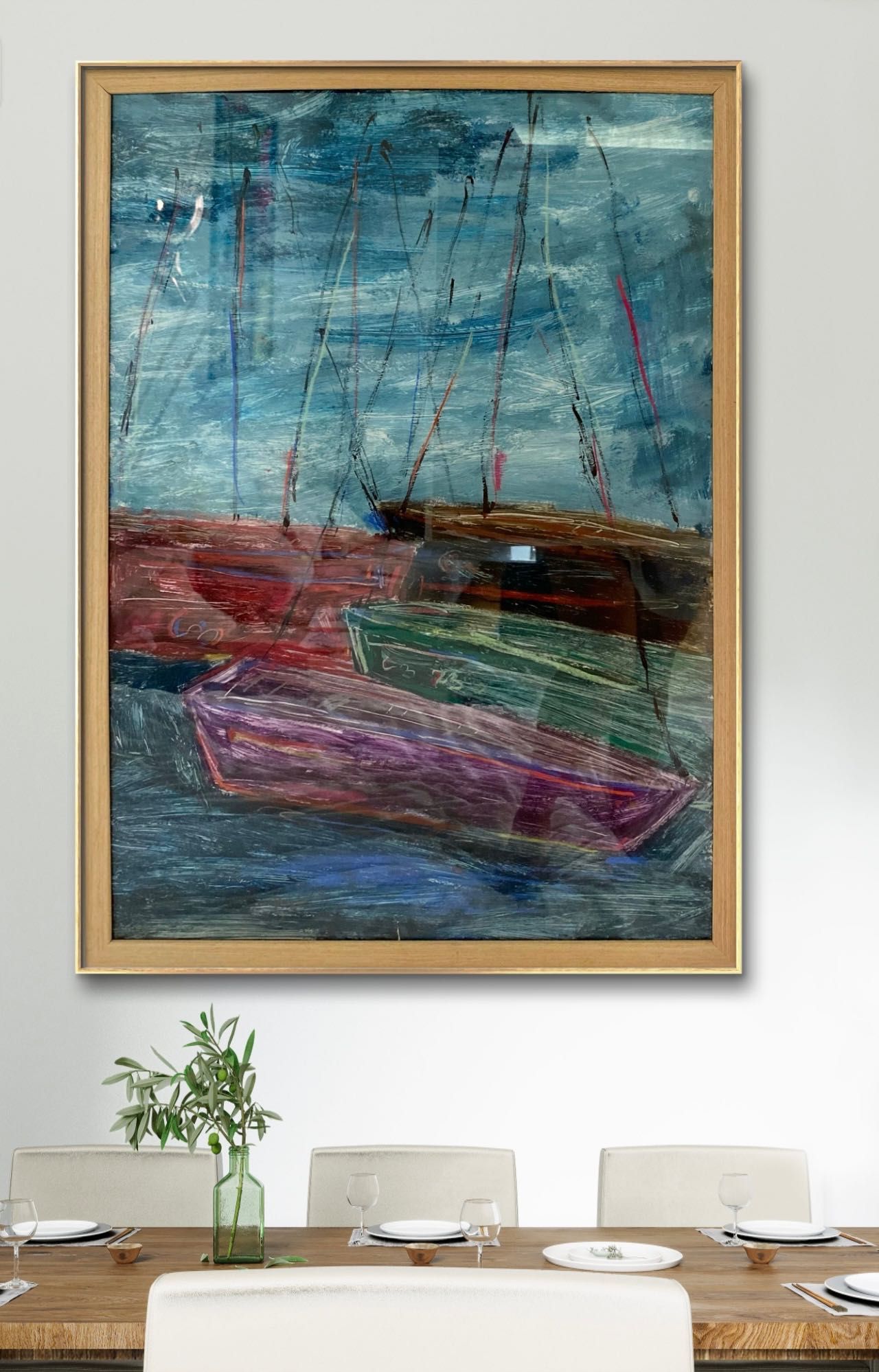 Авторска картина “Лодки”