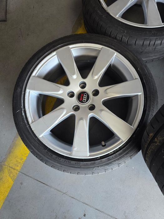 Jante R 18 5x112 cu anvelope bonus 225 40 18,  Audi, Volkswagen, Skoda