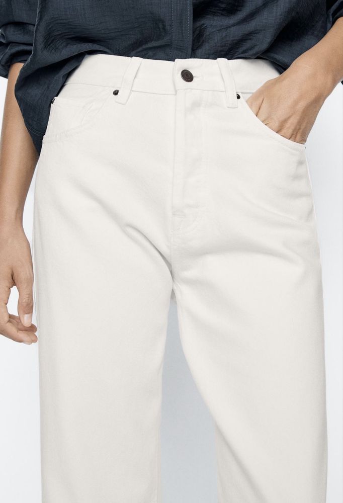 Дънки висока талия Massimo Duti