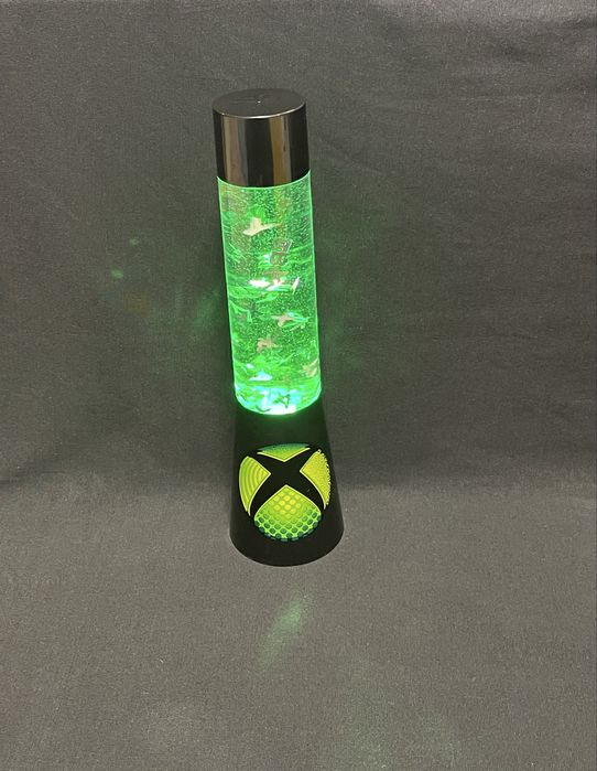 Lampa XBOX Paladone - care se aprinde si invarte litere din glitter