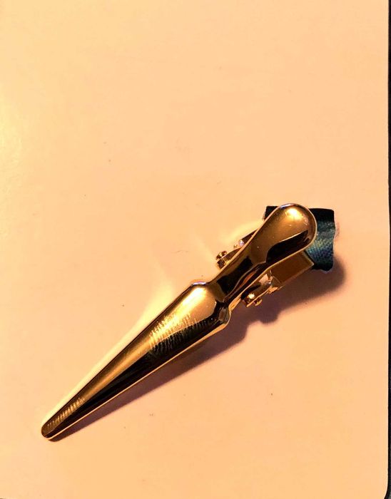 Ac cravata din metal cu steagu american - culoare auriu